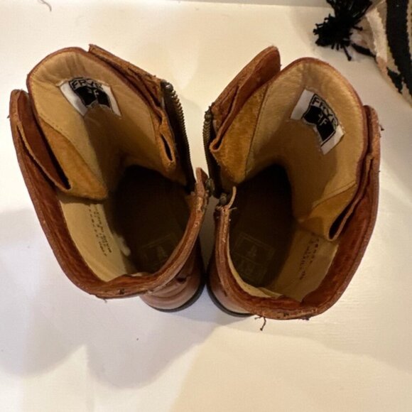 FRYE AND CO. Brown Combat Boots - Picture 4 of 7